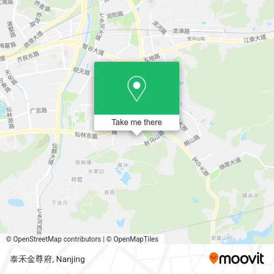 泰禾金尊府 map