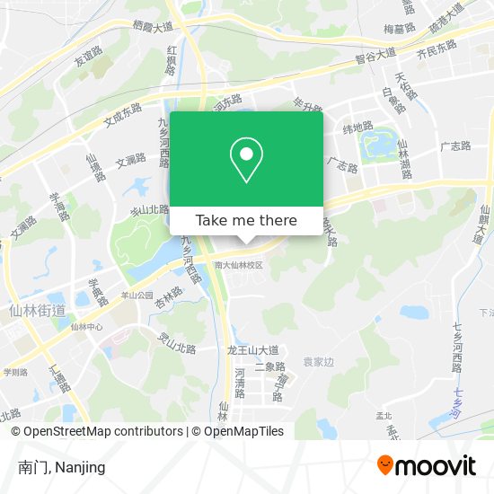 南门 map