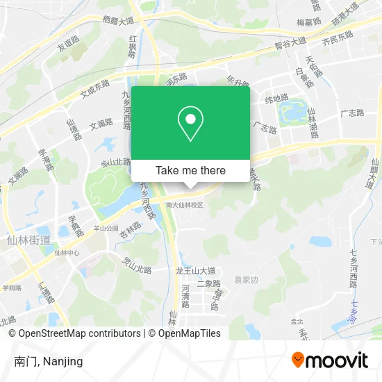 南门 map