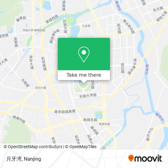 月牙湾 map