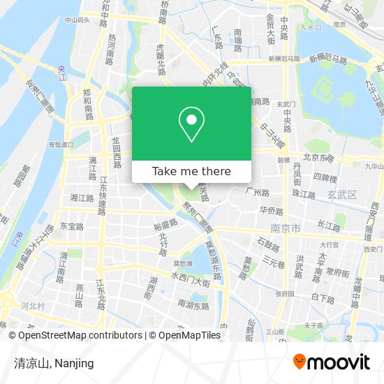 清凉山 map