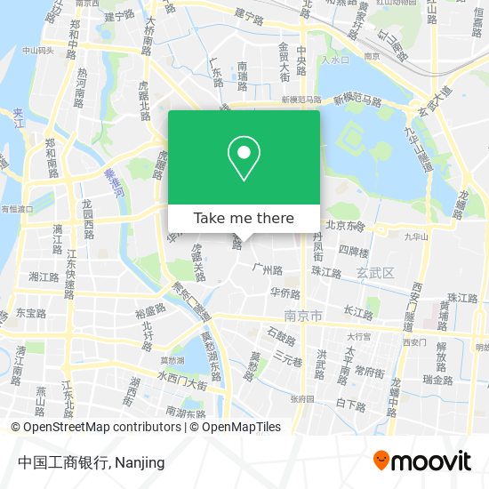 中国工商银行 map