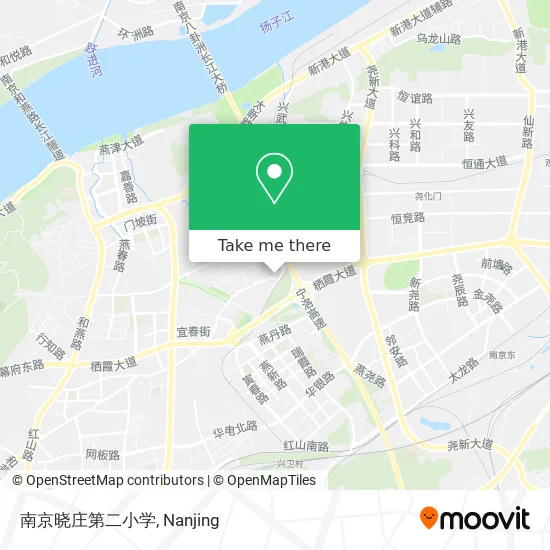 南京晓庄第二小学 map