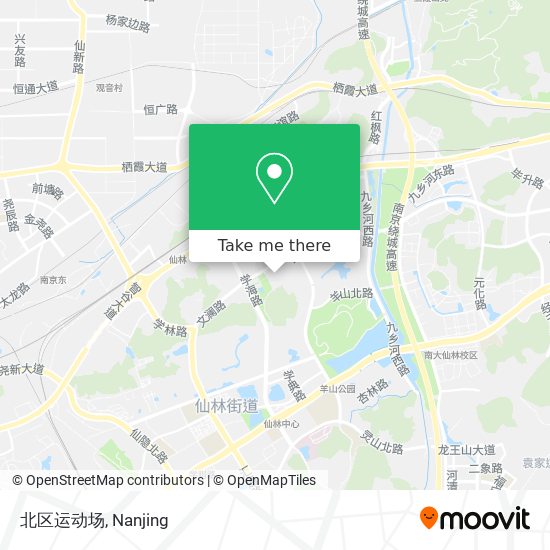 北区运动场 map