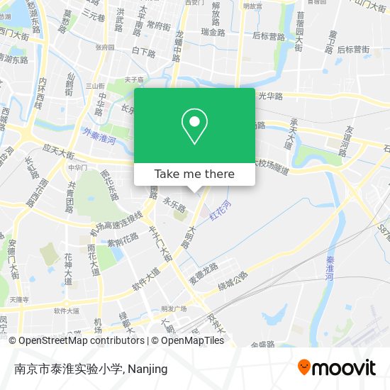 南京市泰淮实验小学 map