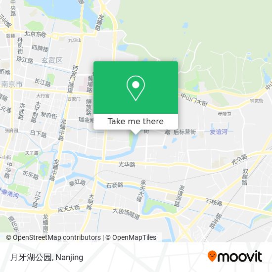 月牙湖公园 map