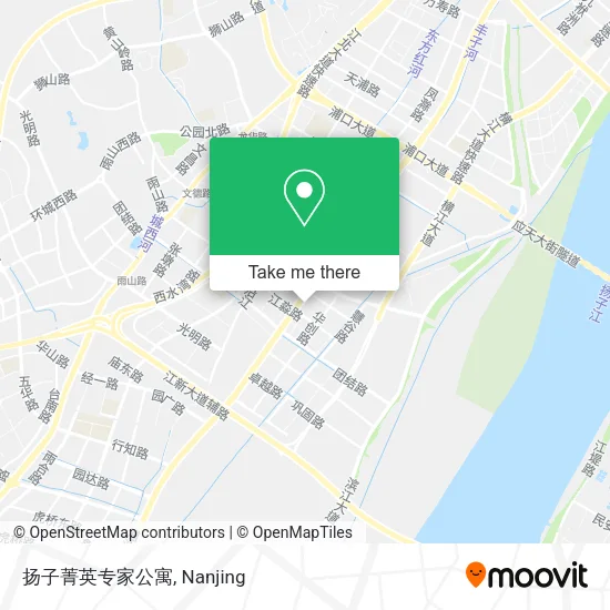 扬子菁英专家公寓 map