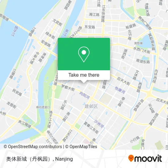奥体新城（丹枫园） map