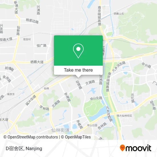 D宿舍区 map