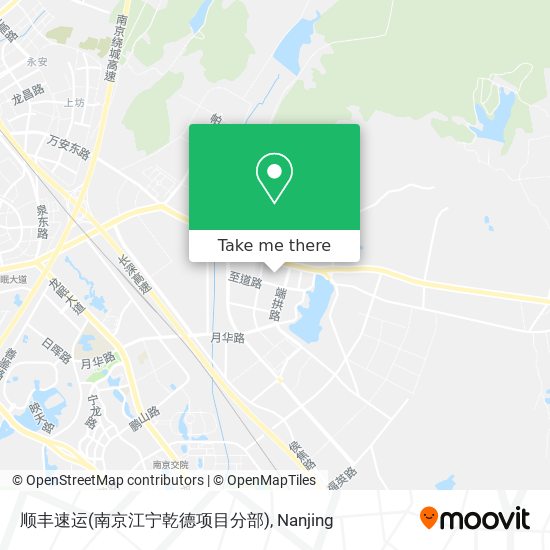 顺丰速运(南京江宁乾德项目分部) map
