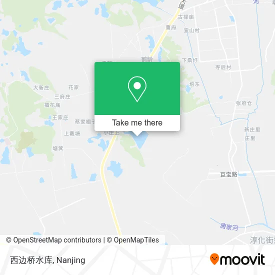 西边桥水库 map