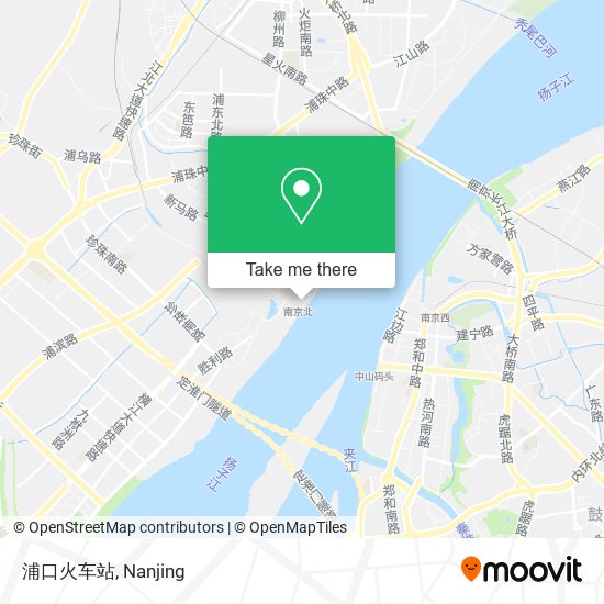 浦口火车站 map