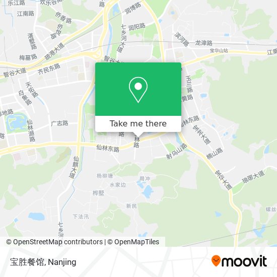 宝胜餐馆 map