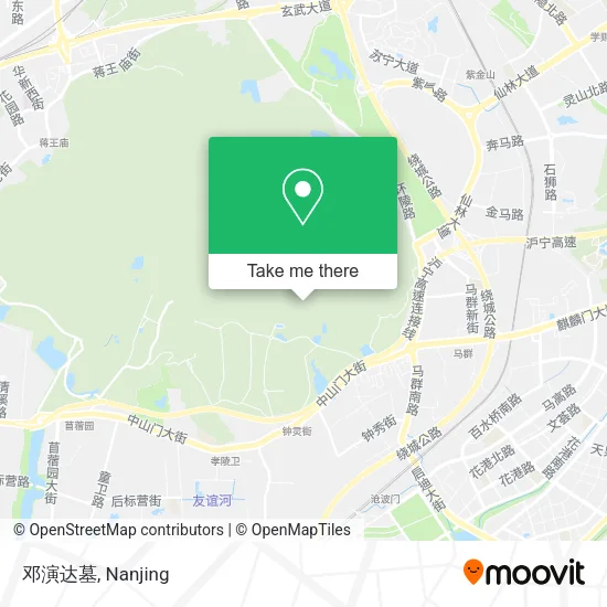邓演达墓 map