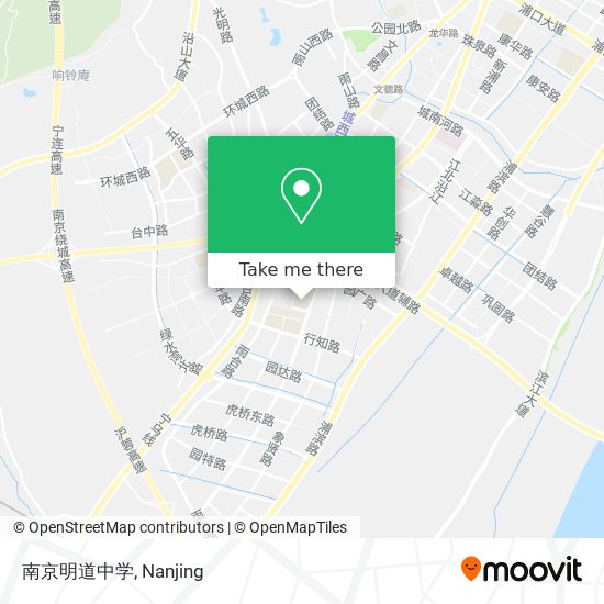 南京明道中学 map