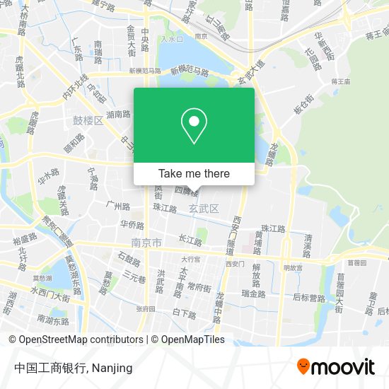 中国工商银行 map