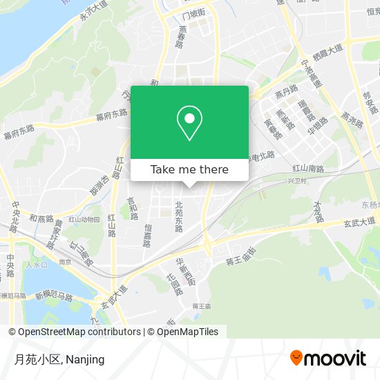 月苑小区 map