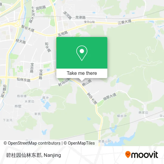 碧桂园仙林东郡 map