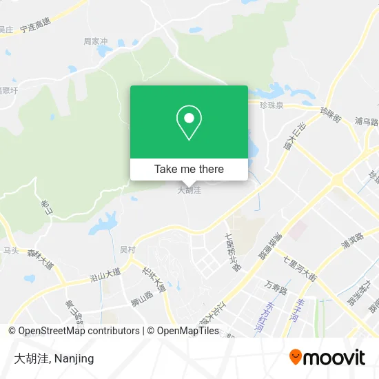 大胡洼 map