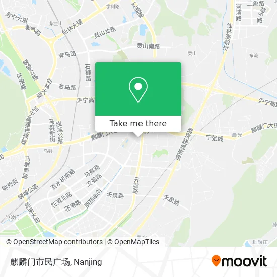 麒麟门市民广场 map