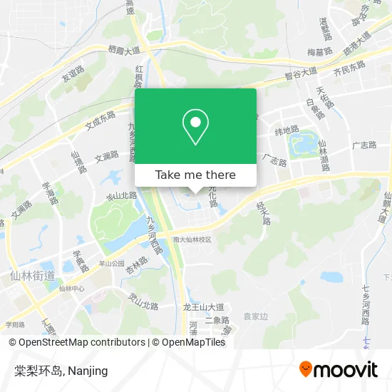 棠梨环岛 map