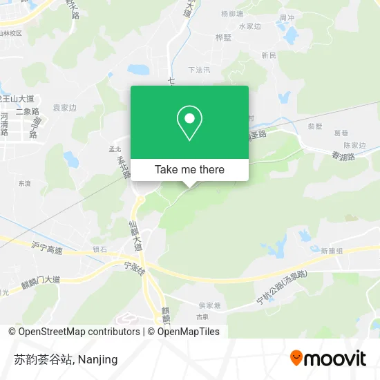 苏韵荟谷站 map