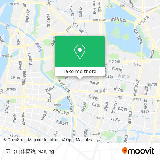 五台山体育馆 map