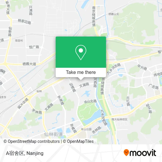 A宿舍区 map