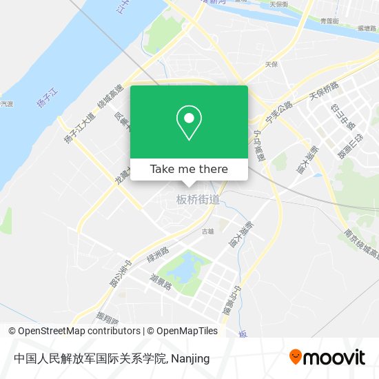 中国人民解放军国际关系学院 map