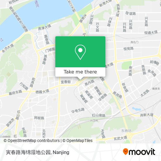 寅春路海绵湿地公园 map