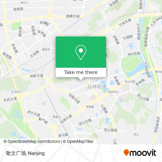 敬文广场 map