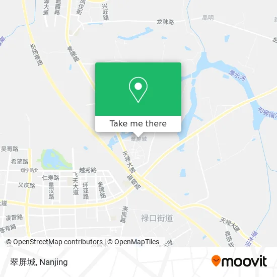 翠屏城 map