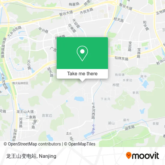 龙王山变电站 map