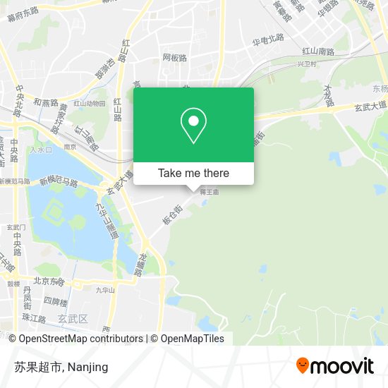 苏果超市 map
