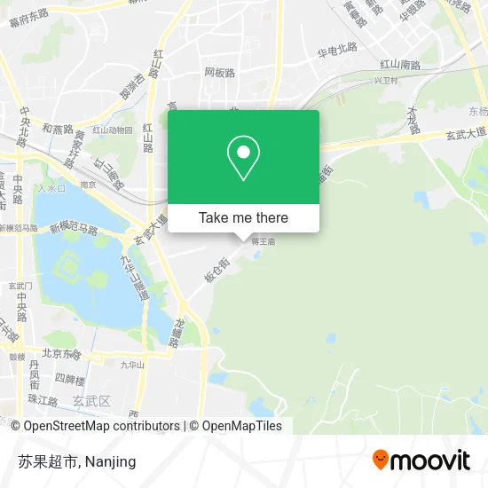苏果超市 map