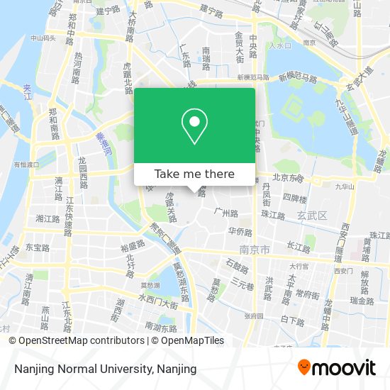 Nanjing Normal University map