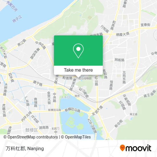 万科红郡 map