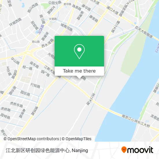 江北新区研创园绿色能源中心 map