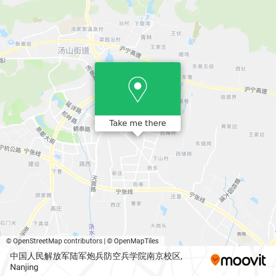 中国人民解放军陆军炮兵防空兵学院南京校区 map