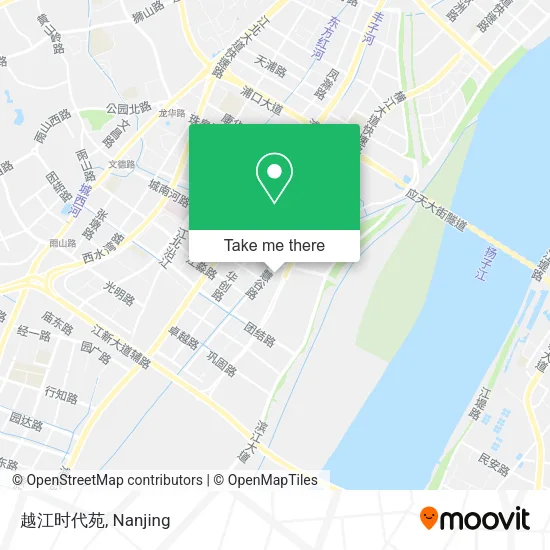 越江时代苑 map