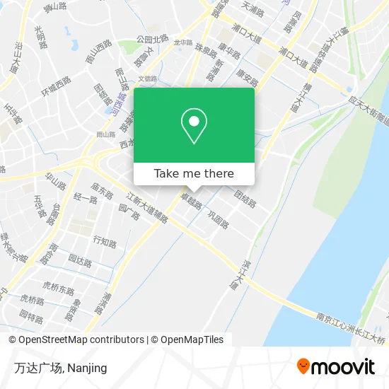 万达广场 map