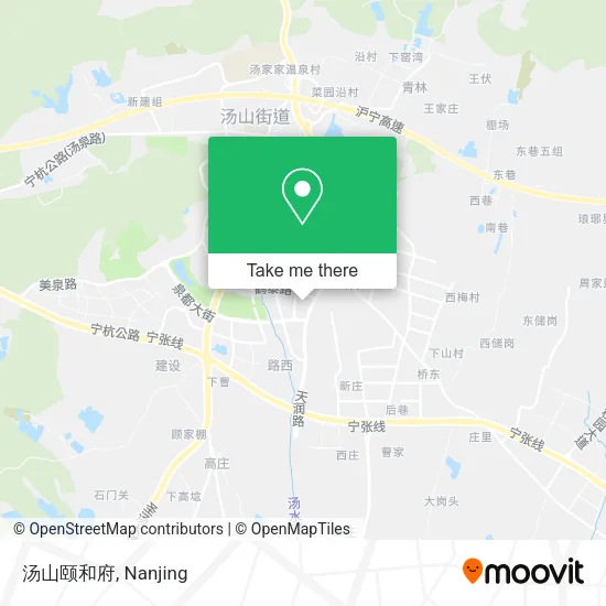 汤山颐和府 map
