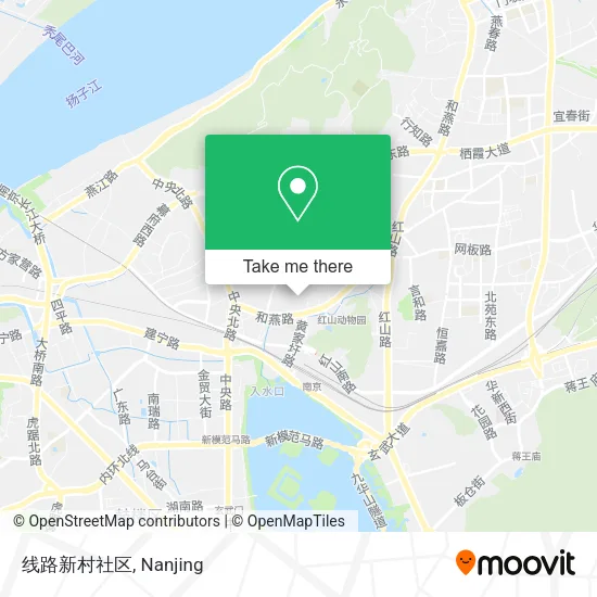 线路新村社区 map