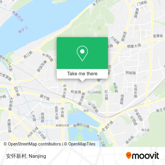 安怀新村 map