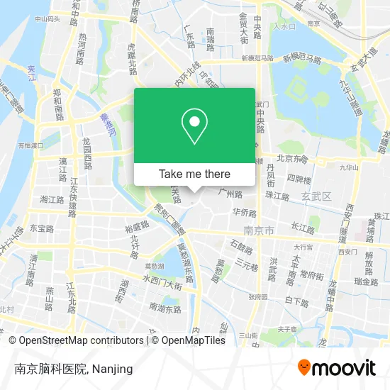 南京脑科医院 map