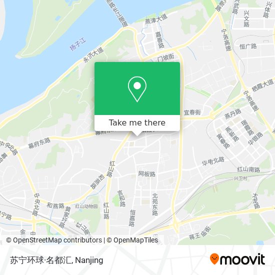 苏宁环球·名都汇 map