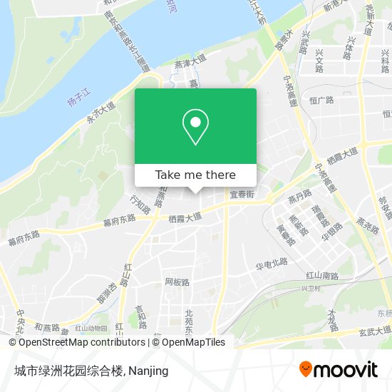 城市绿洲花园综合楼 map