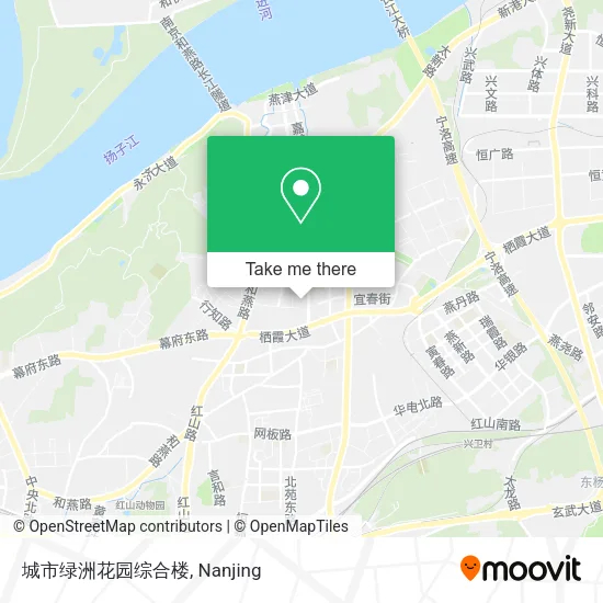 城市绿洲花园综合楼 map