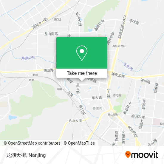 龙湖天街 map