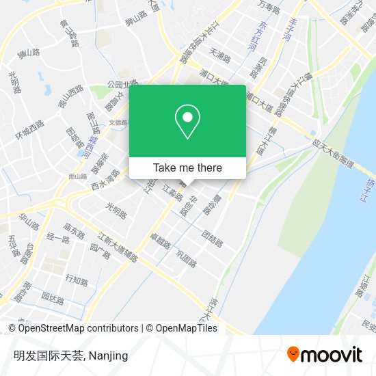 明发国际天荟 map